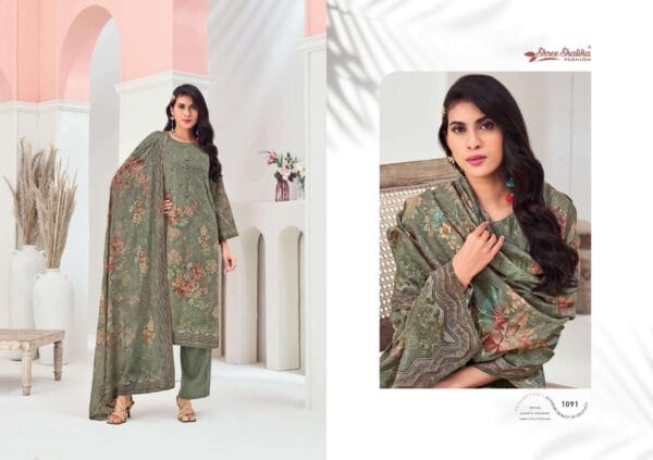 Shree Shalika Vol 109 Designer Cotton Suit Original Indian Three Piece - Image 2