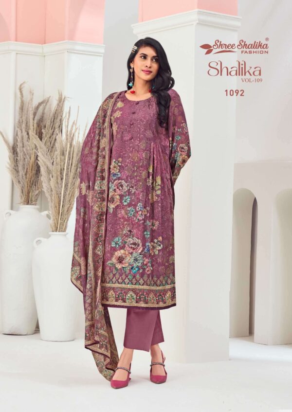 Shree Shalika Vol 109 Designer Cotton Suit Original Indian Three Piece - Image 15