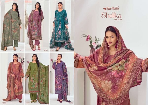 Shree Shalika Vol 109 Designer Cotton Suit Original Indian Three Piece - Image 21